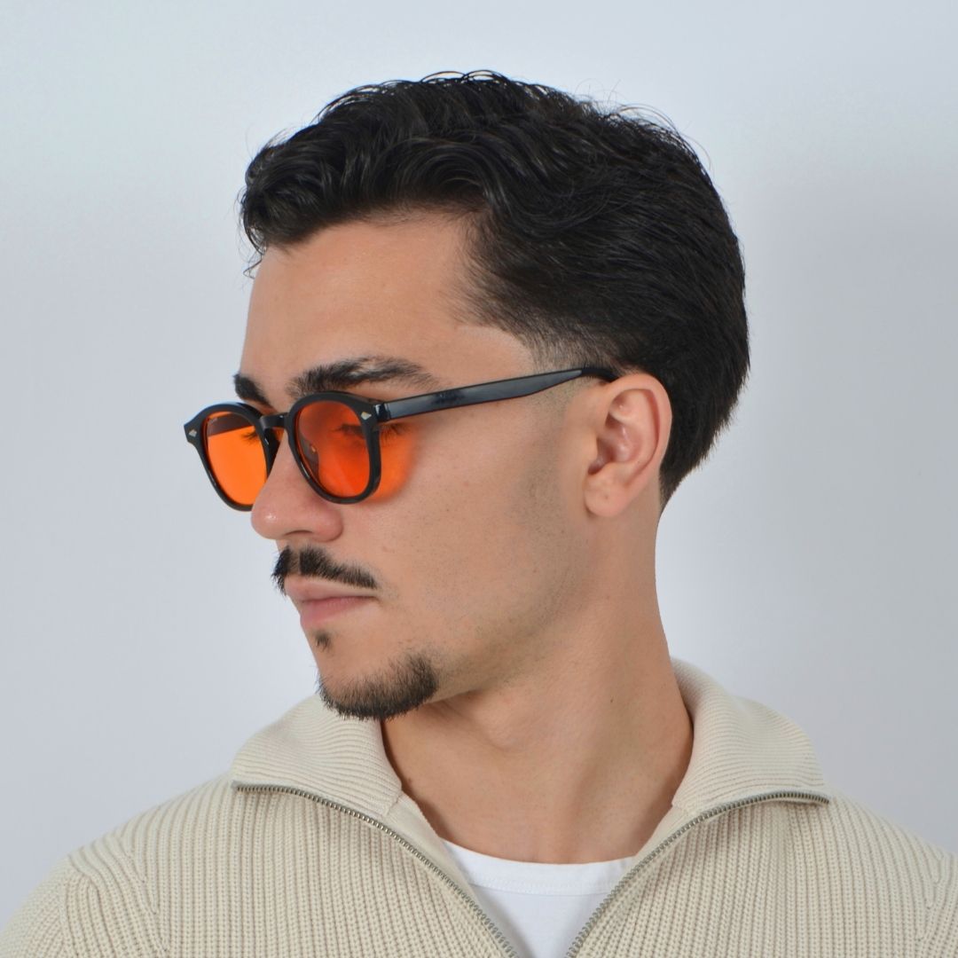 SAINT-TROPEZ NOIR / ORANGE